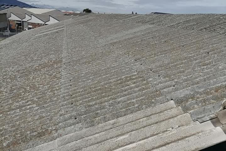 industrial factory roof before replacement